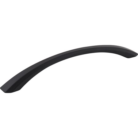 Jeffrey Alexander 160 mm Center-to-Center Matte Black Wheeler Cabinet Pull 678-160MB